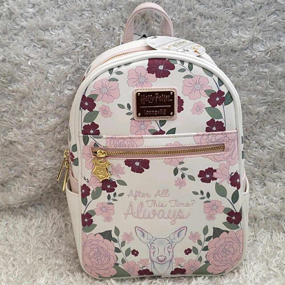 Loungefly Harry Potter Floral Mini Backpack
